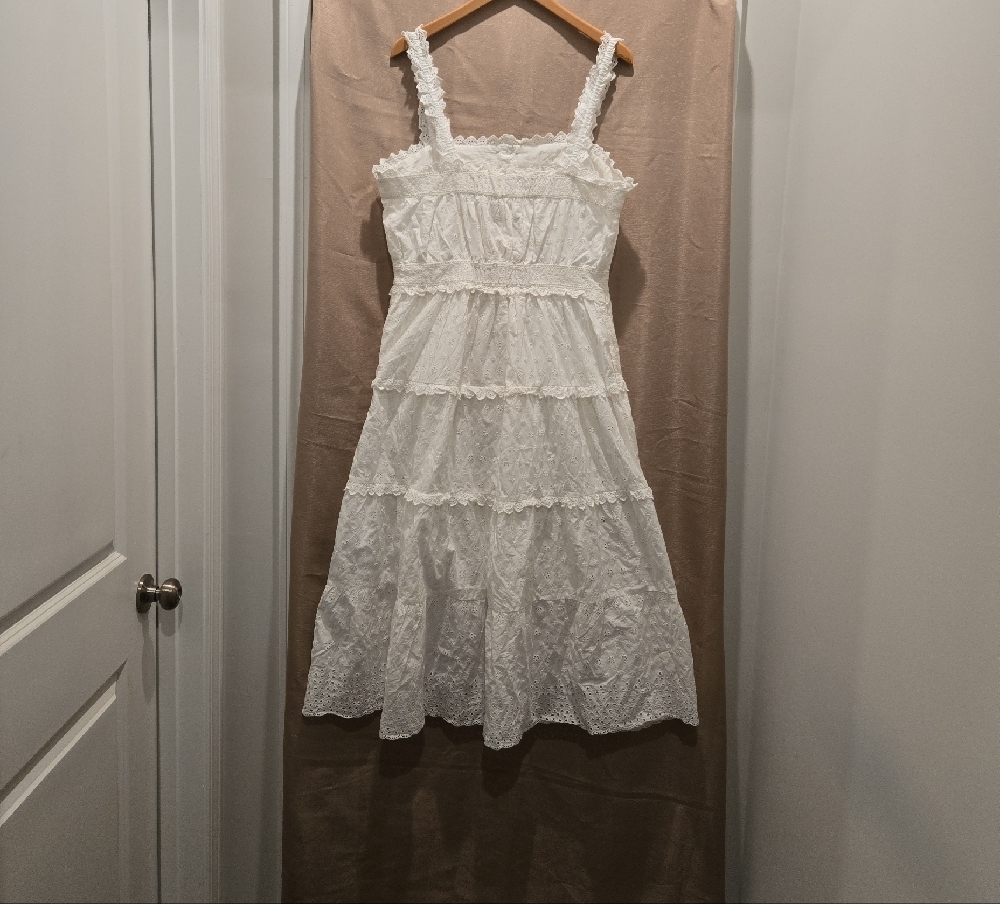 GAP White Lace Midi Dress - Picture 4 of 13